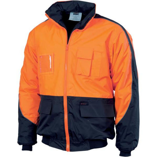 Picture of Dnc Hi-Vis Contrast Bomber Jacket 3991