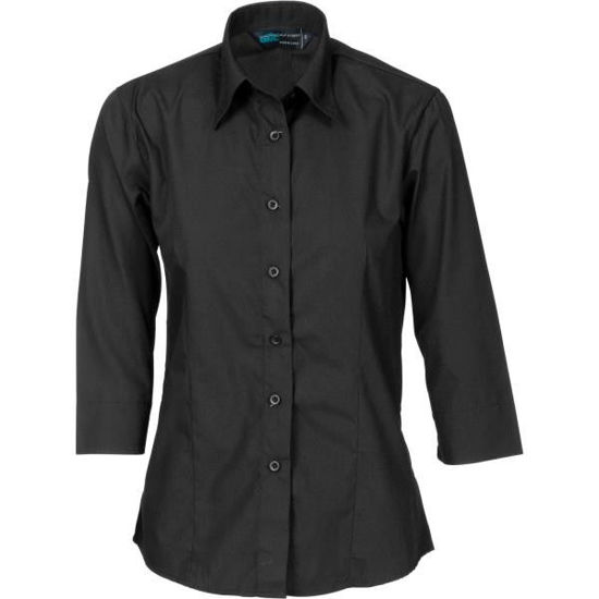 Picture of Dnc Ladies Polyester Cotton Shirts, 3/4 Sleeve 4203